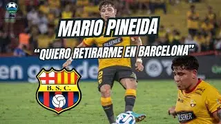 Mario Pineida jugador de Barcelona SC quiere retirarse siendo jugador torero.