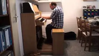 Rudi Diekstra plays Trio Sonata I - part 1 - BWV 525 (J.S. Bach)