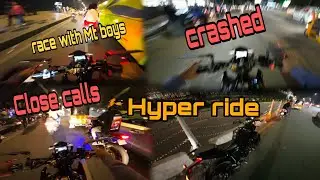 Xtream 125 ka chain sprocket change hogya hyper ride Mt15 boys ka sath race 