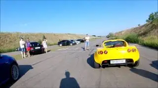 Dragracing Golf R vs Lotus Exige Fpv Драгрейсинг