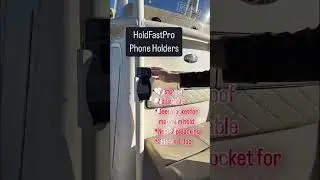 Don't board the boat without a boat phone holder!