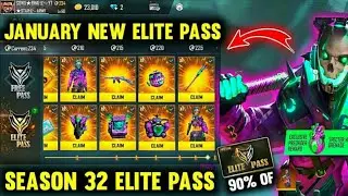 Buying elite pass season 32 | Unlock all items at Garena Free Fire 🔥