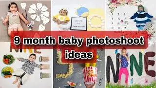 latest 9 month baby photoshoot ideas । diy baby photoshoot ideas। 9 month baby photoshoot