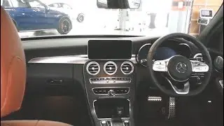 Mercedes Benz C 300 AMG Line 2019 Interior Red Leather Seats