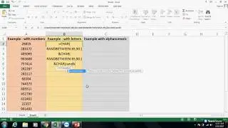 How to create a Unique code in excel/How to generate random character strings in a range in Excel