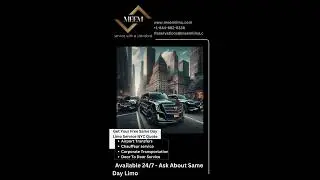 Same Day Limo Service New York City | 24 Hour Chauffeur Service NYC | New York Private Car Service
