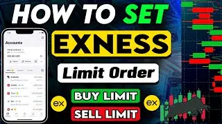 How To Set Limit Order & Market Order in Exness App | Exness Trading Tutorial 2025
