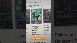 How much is Pok&eacute;mon umbreon V full art evolving skies? #pokemon #pokemontcg #pokemoncards