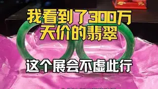 我看到了300万天价翡翠，这个展会不虚此行，简直是目不暇接#南平珠宝展#重庆会展中心 #生活分享 