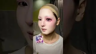 Insane Anime Makeup Transition Douyin anime Makeup #shorts #makeuptutorial #douyin #anime #cute
