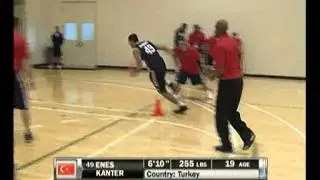 Enes Kanter Nba Draft Combine 11 quickness speed tests PART 1