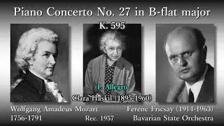 Mozart: Piano Concerto No. 27, Haskil & Fricsay (1957) モーツァルト ピアノ協奏曲第27番 ハスキル＆フリッチャイ