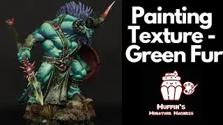 Painting Texture - Green Fur