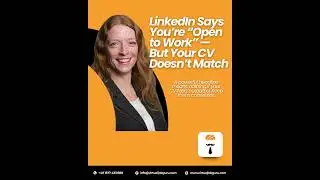 🎯 Make sure your CV is as powerful as your LinkedIn presence! Book a #humanresources