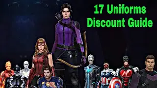17 Uniforms Discount Available For Buy March 2022 - Marvel Future Fight