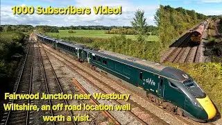 Fairwood Junction near Westbury, a train spotters dream location! 1000 subscribers video.