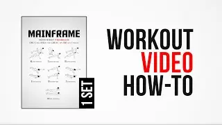 The Mainframe Workout [ How-To ] [ One Set ] by #DAREBEE