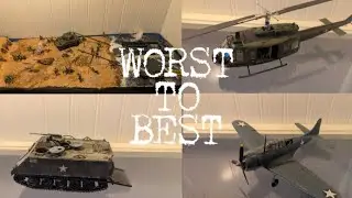 Ranking All My Models Worst To Best