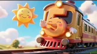 Train Number Song | Learn Numbers 1 to 20 with a Fun Train | Kids Counting Song