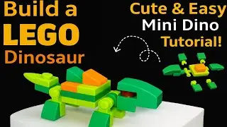 🔥 Build a LEGO Little Dinosaur | Cute & Easy Mini Dino Tutorial! 🦖
