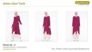 Arkası Uzun Tunik - Tunik Modelleri