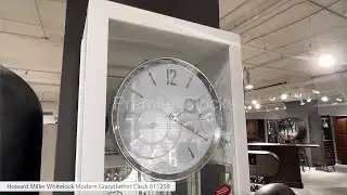 Premium White Modern Grandfather Clock at Premier Clocks