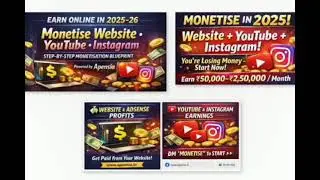How to Monetise & Earn Online in 2025-26