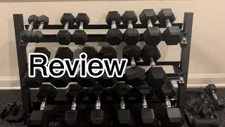 Goimu Dumbbell 550lb Dumbbells w Rack Review 