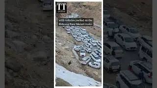 Year-End Tourist Rush Chokes Rohtang Pass; Shimla Sees Unusually Mild Winter