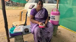 4 రోజు చిక్కుడుకాయ కూర వంకాయ పచ్చడి చేసి పిల్లలని పంపించి మేము షాపుకి వెళ్ళాం 