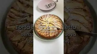 Torta di mele perfetta🍎 senza latte burro uova (anche in versione senza glutine)