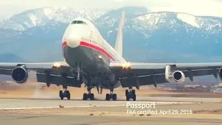 GE's Passport Engine with Boeing 747-100: Flight Test