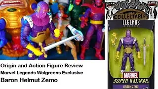 Baron Zemo Action Figure Review Marvel Legends Walgreens Exclusive Super Villains