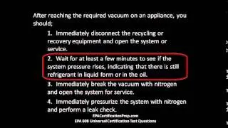 EPA certification exam practice test
