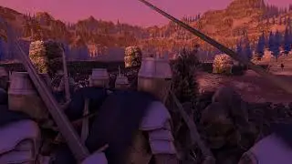 Middle Snow Battle Citadel Guards vs  Captain Orcs Ultimate Epic Battle Simulator UEBS Games Zeropi
