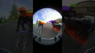 Shopping Cart Street Racing Caught on Police Body Cam 😱🛒💨
