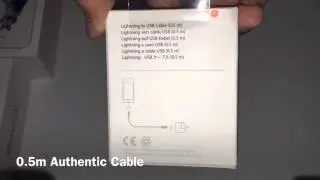 UNBOXING OF LIGHTNING CABLE(0.5m)