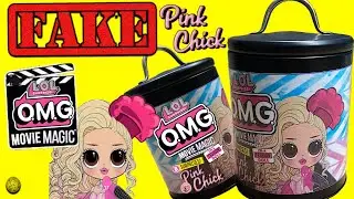lol omg movie magic in a pot fake unboxing feat fake lol omg movie magic pink chick. fake lol omg