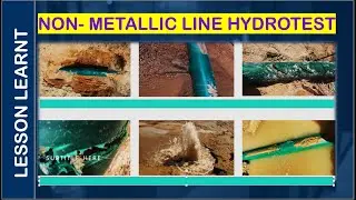 Non metallic line hydrotest