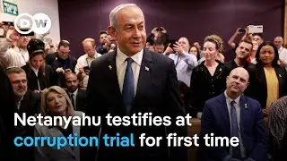 Netanyahu rails against charges as he takes stand at own corruption trial | DW News