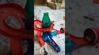 hot wheels color changing track  many cars #car #carlaunch #track #hotwheels #hottrend #trending