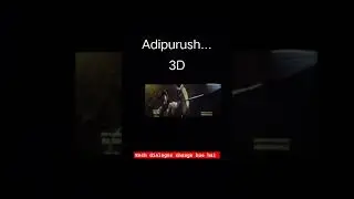 Watching this new ramayan #adipurush in 3D Theatre #Worst in Mathura #jaishriram #ram #viral