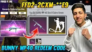 FREE FIRE BUNNY MP40 REDEEM CODE | FF REWARDS BUNNY MP40 REDEEM CODE | FF BUNNY MP40 REDEEM CODE 😍