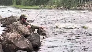 Nymphfiske efter Harr, Nymphfishing for Grayling (2)