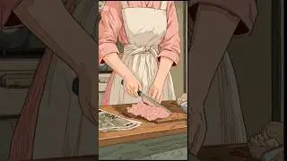 Wrapping Dumplings. #trending #animation #cartoon #viral #cozy #dumplings #food #aesthetic #receipe