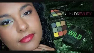HUDA BEAUTY PYTHON WILD OBSESSIONS - SWATCHES  - 2 LOOKS 1 PALETTE
