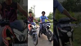 Pulsar n160 vs NS125 amazing look #n160 #pulsarn160 #pulsar #race #shorts