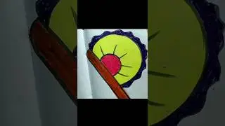 Hand Fan drawing easy | Start Easy Drawing #shorts