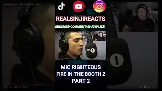 MIC RIGHTEOUS IS WRITING WITH HIS HEART 🔥 | FIRE IN THE BOOTH 2 (REACTION)