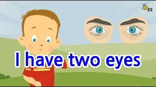 I have two eyes from English for Children♪♬ 1-17